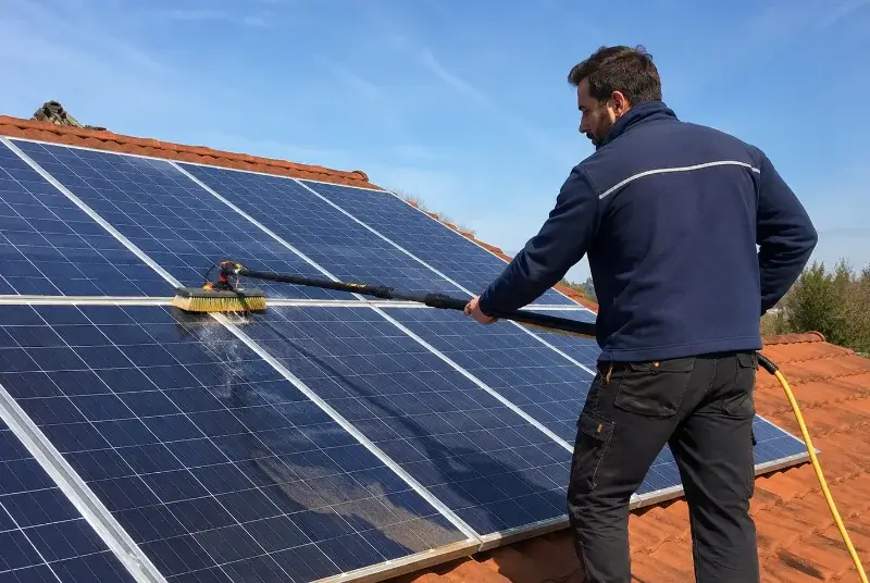 Nettoyage et entretien de panneaux solaires à Douai